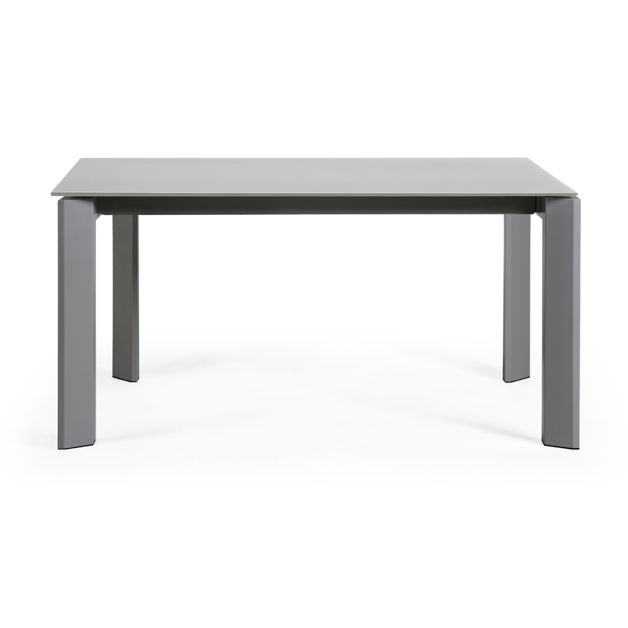 Стол Atta 160 (220) x90 антрацит, темно-серый, стекло La Forma (ex Julia Grup)