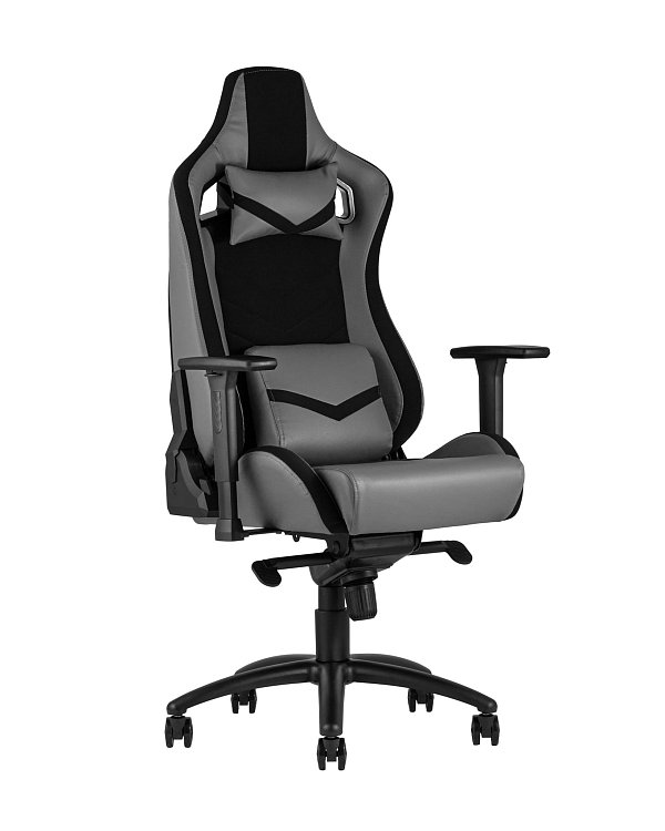Кресло игровоеs Racer Premium серое TopChairs