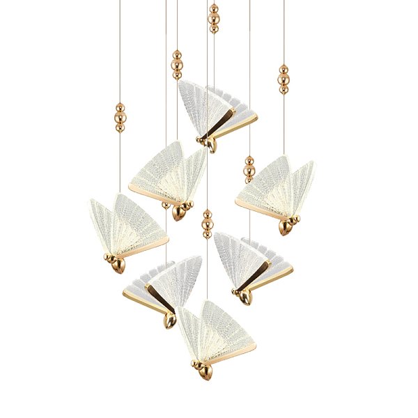 Подвесной светильник Delight Collection OM8201008-7 rose gold
