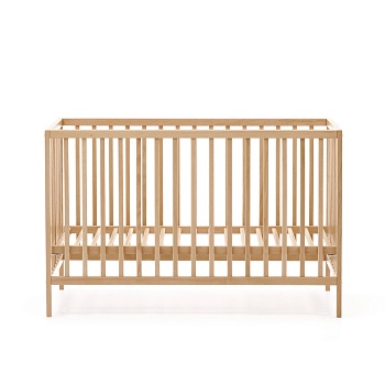 Shantal Детская кроватка из массива бука с натуральной отделкой 60 x 120 см La Forma (ex Julia Grup)