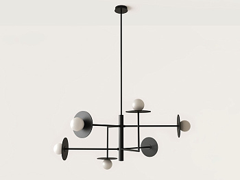 Подвесной светильник Miro 6L / металлические диски 1289/20 Aromas del Campo