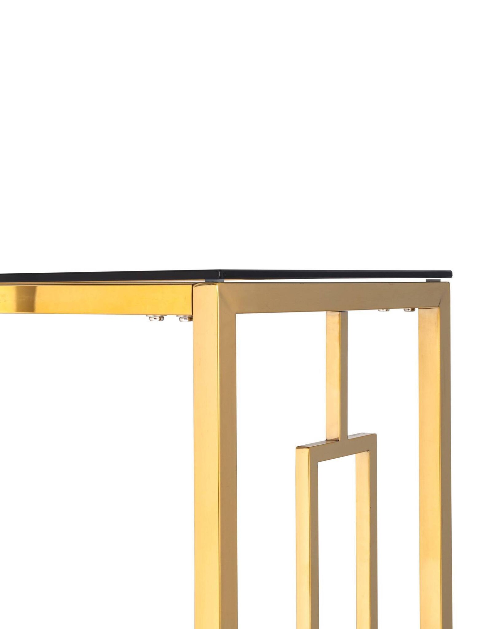 Консоль БРУКЛИН 120*40 золото стекло smoke Stool Group