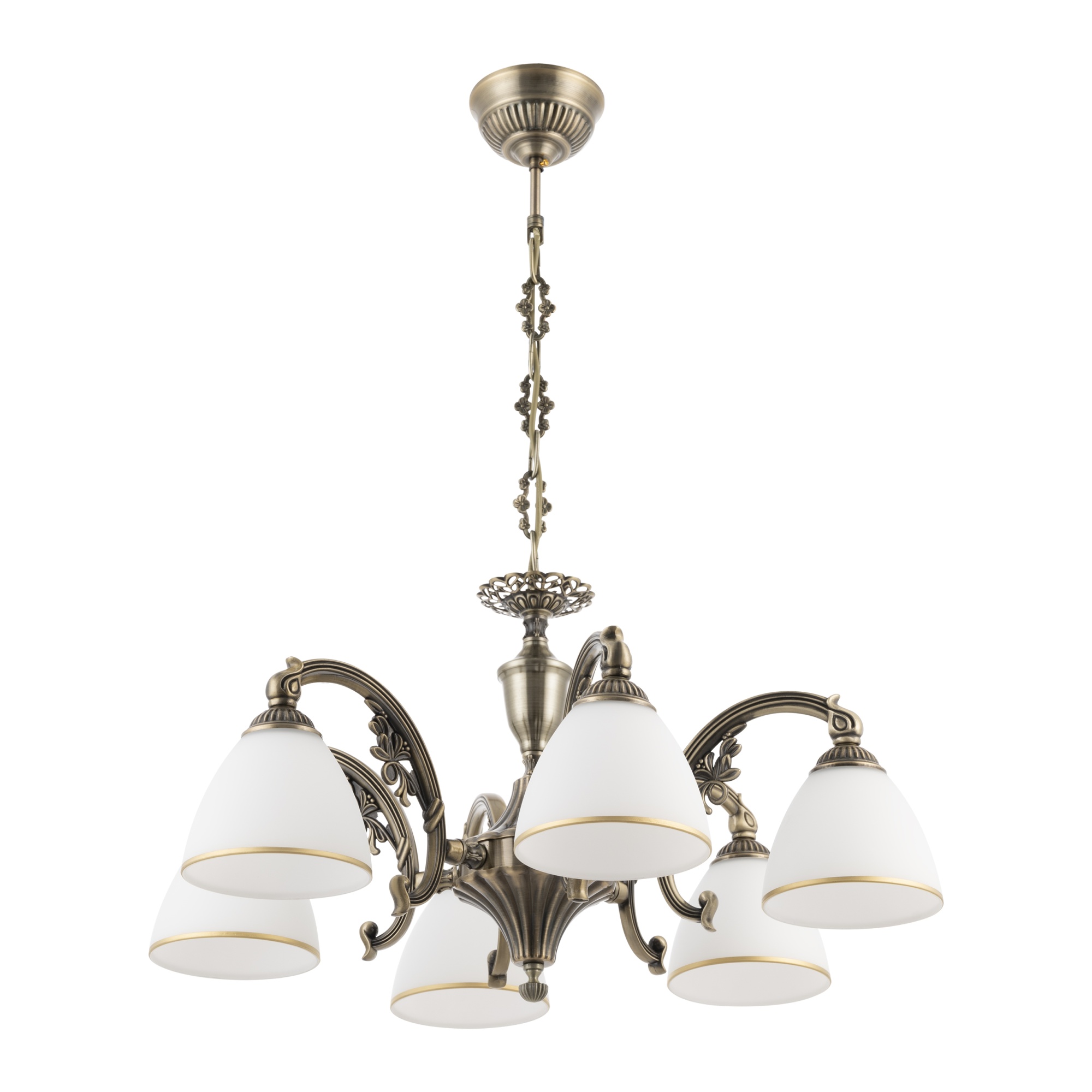 Люстра с плафонами 341837/6 AB Arte Milano