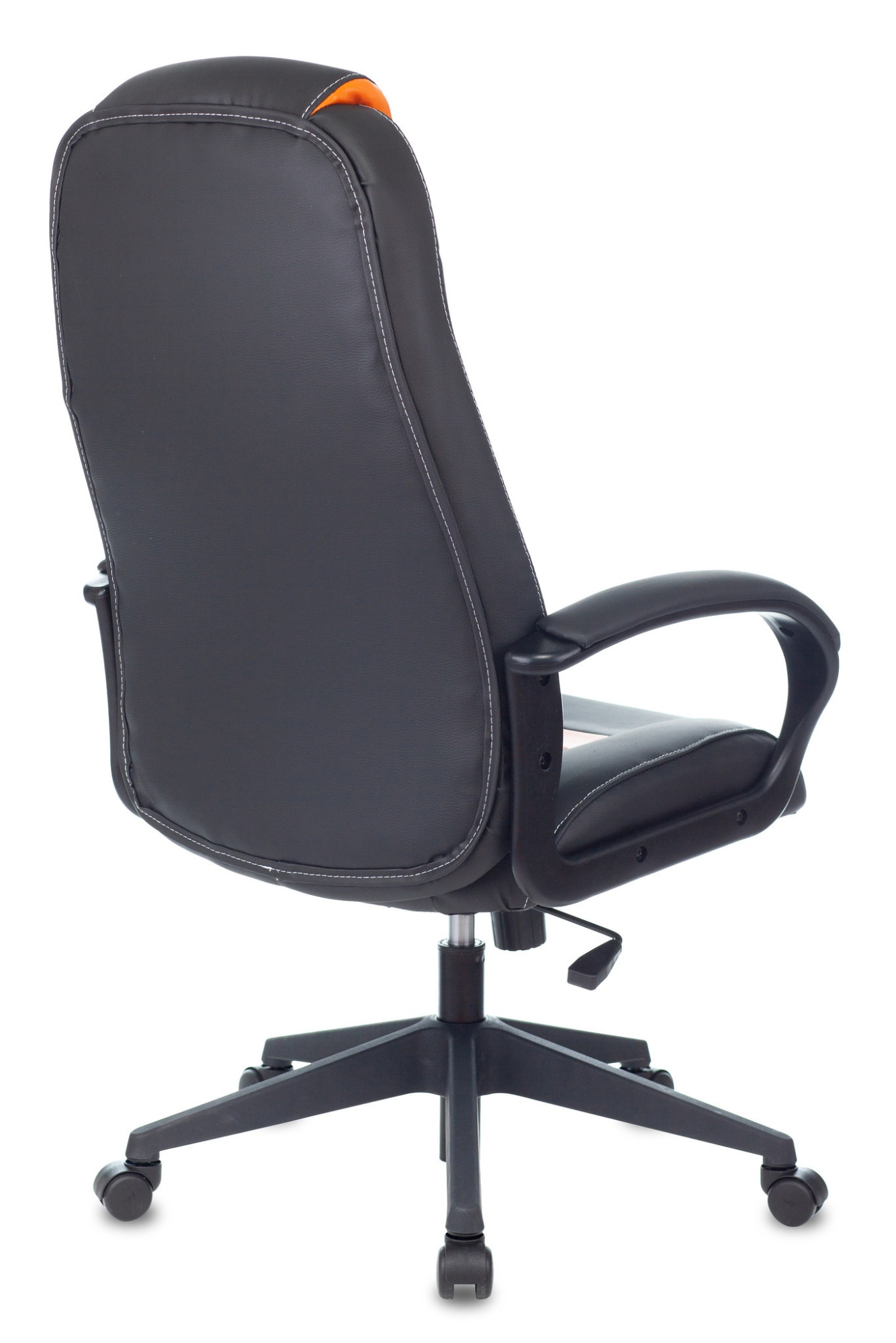 Кресло игровое Zombie 8 черный/оранжевый искусственная кожа крестовина пластик Stool Group