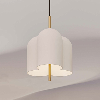 Подвесной светильник Oket латунный/белый Aromas del Campo