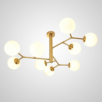 Подвесная люстра TWIGGY D106 Gold by ImperiumLoft