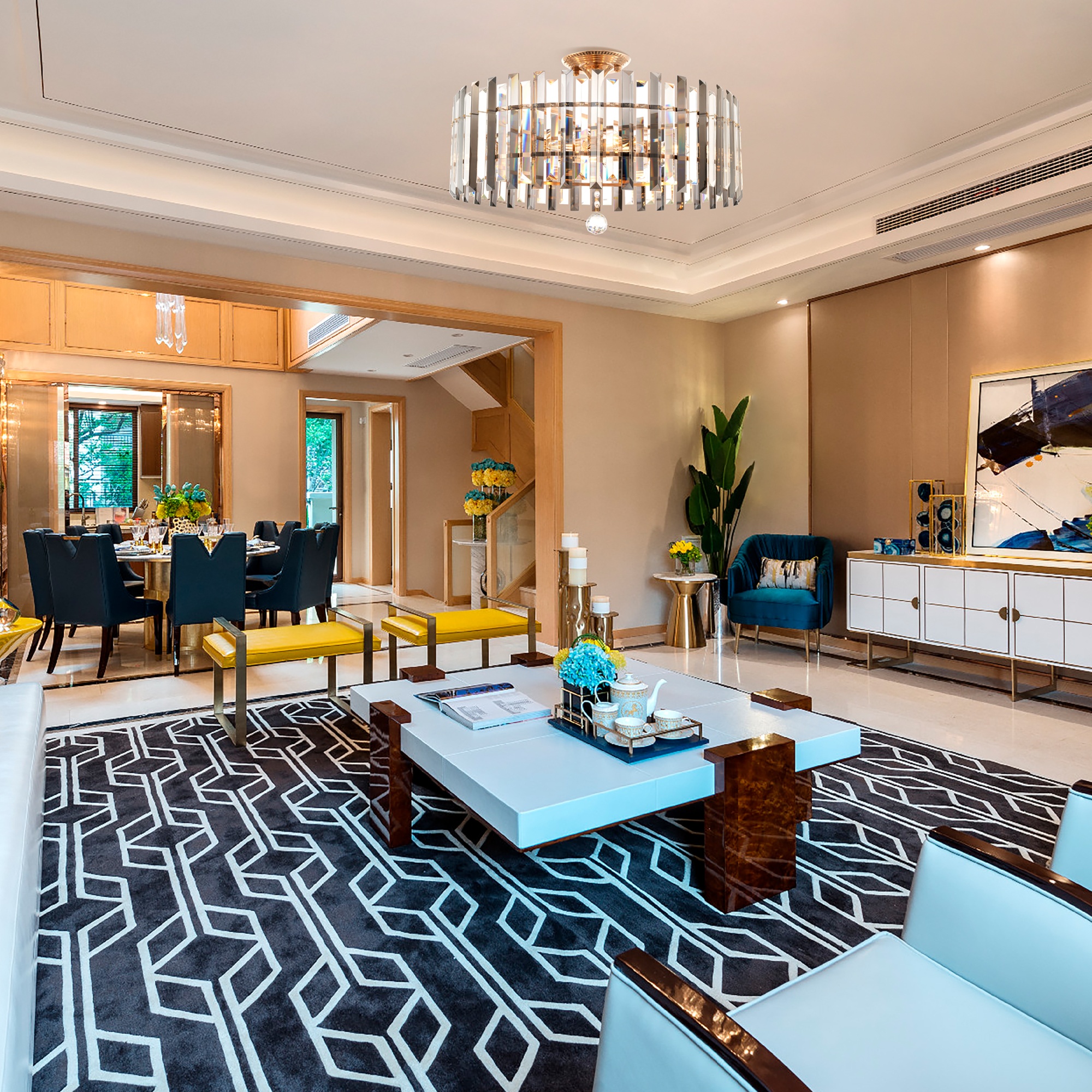 Люстра 371409/8/100/570 GD Arte Milano