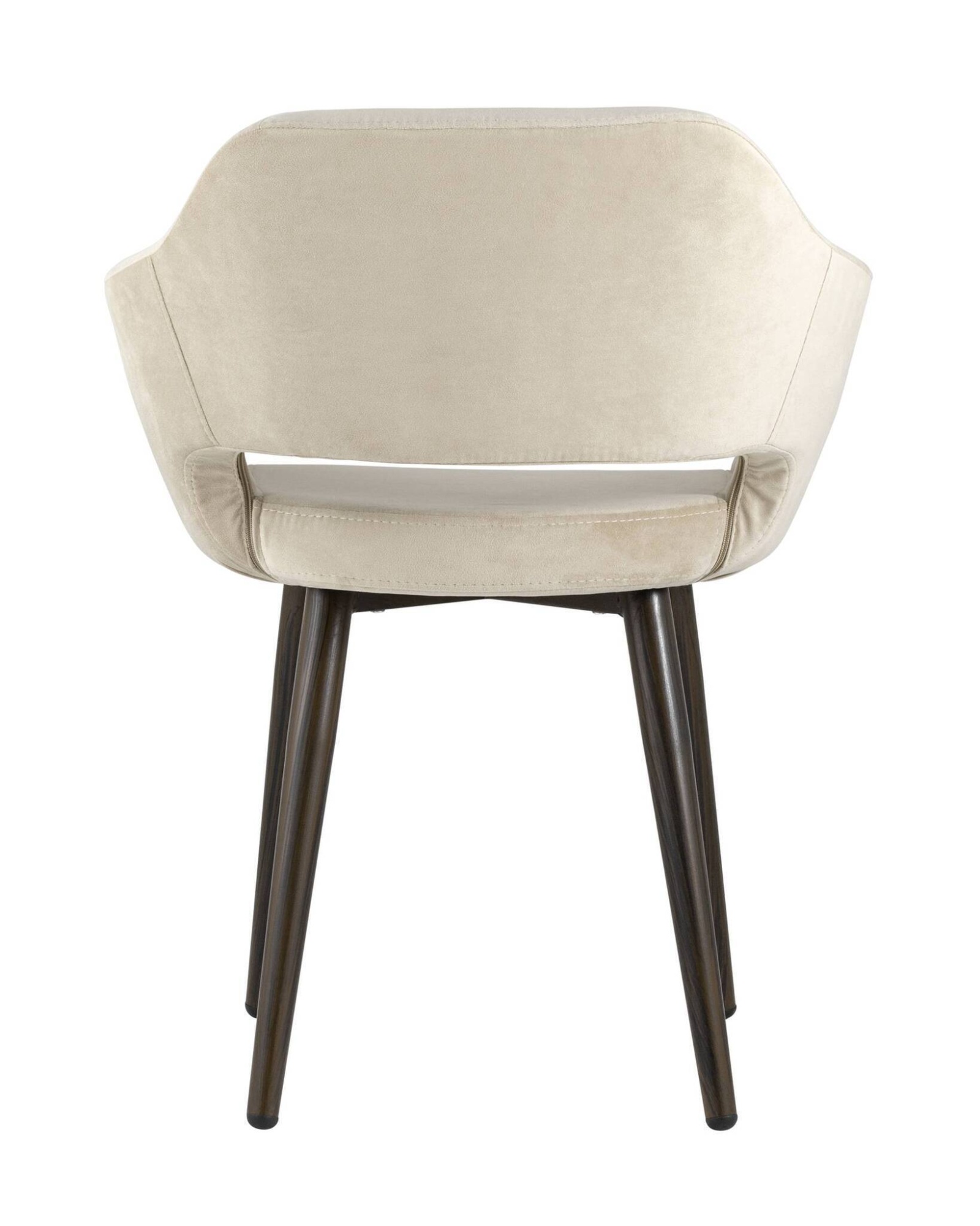 Стул с подлокотниками Саймон велюр бежевый Stool Group