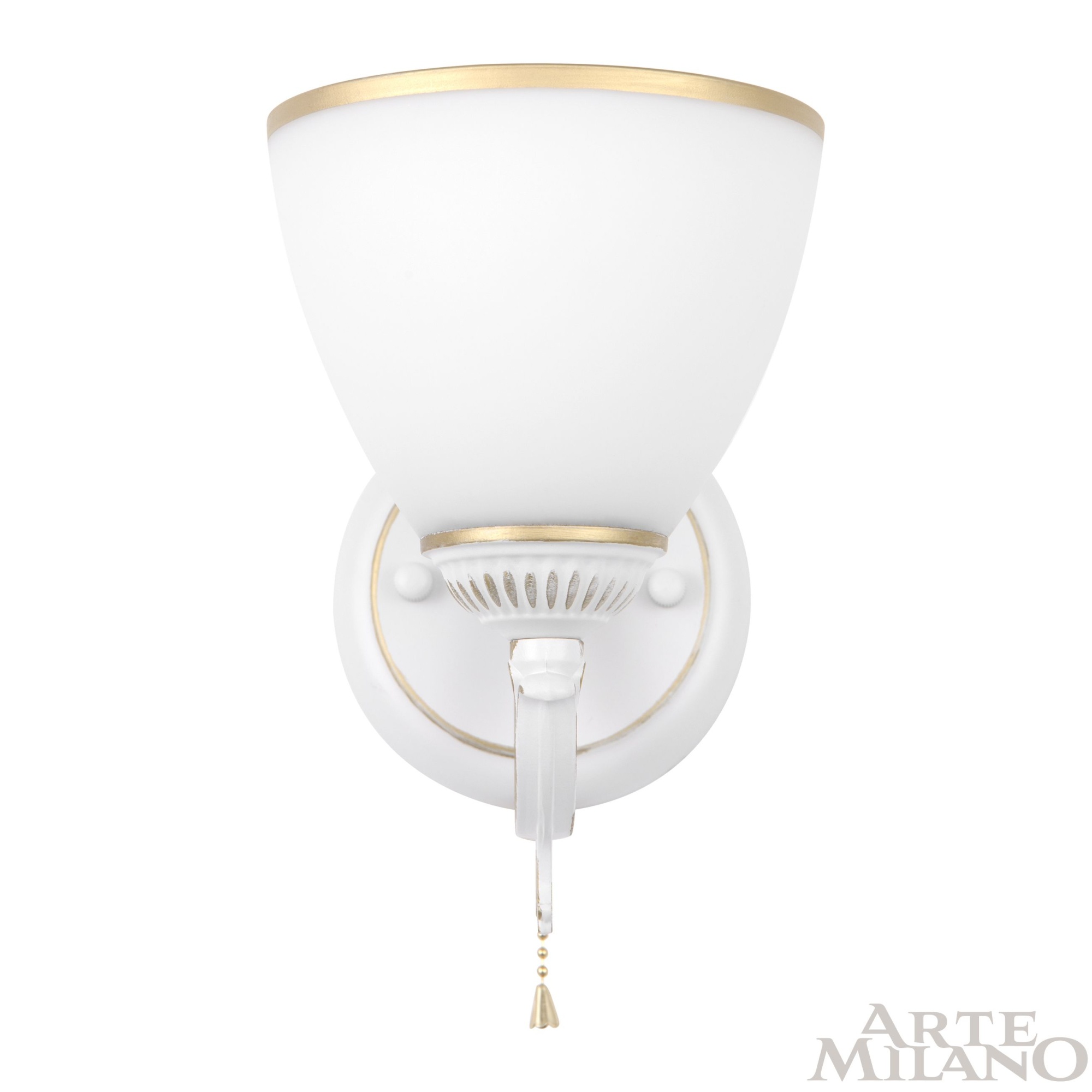 Бра с плафонами 342837/1W WT+G Arte Milano