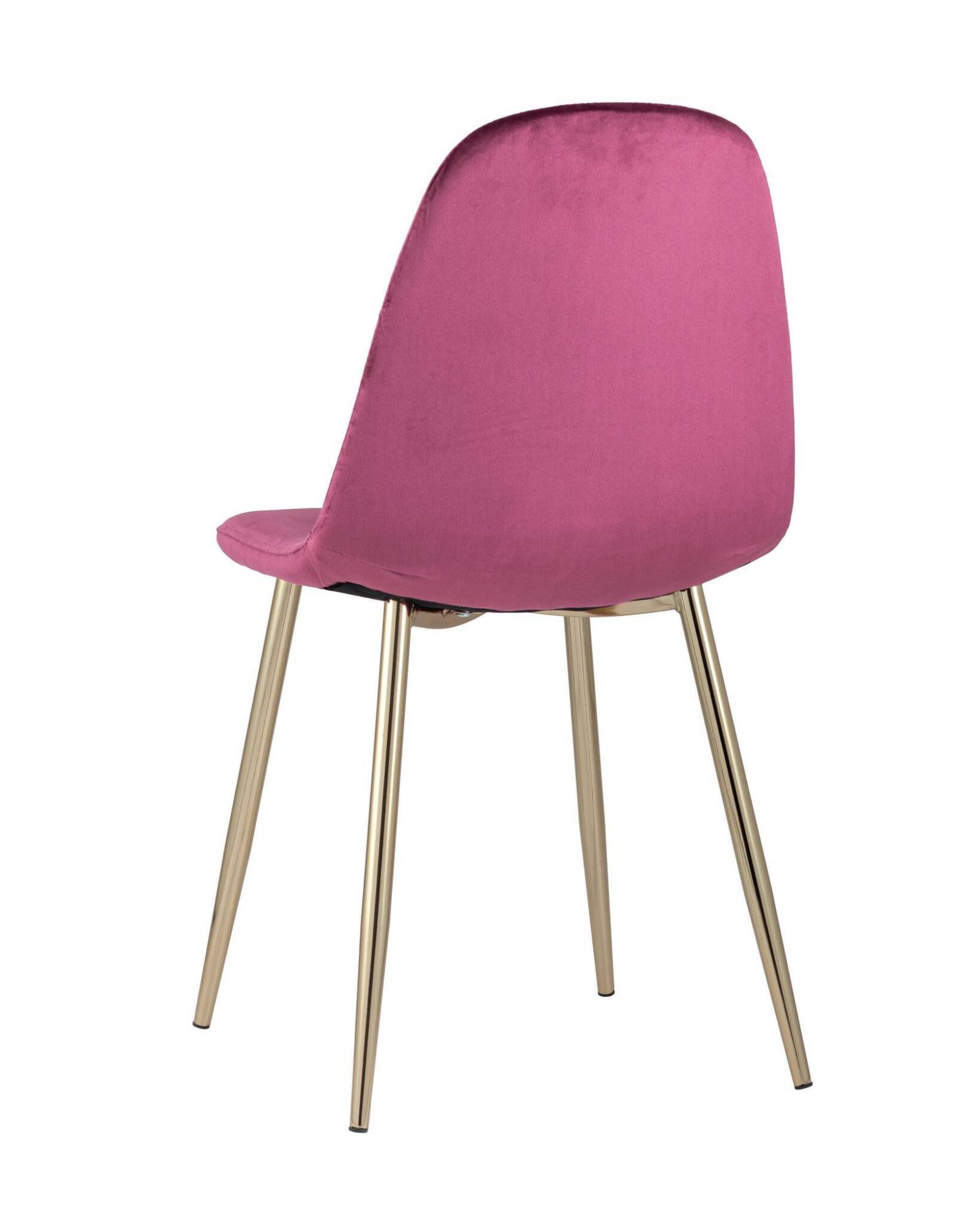 Стул Валенсия велюр бордо золотые ножки Stool Group