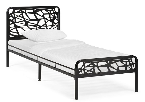 Кровать Woodville Кубо 90х200 черный 533090