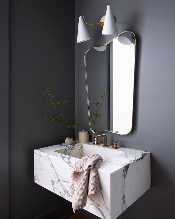 Золотое зеркало в раме Кейн Louvre Home DWM130824PND