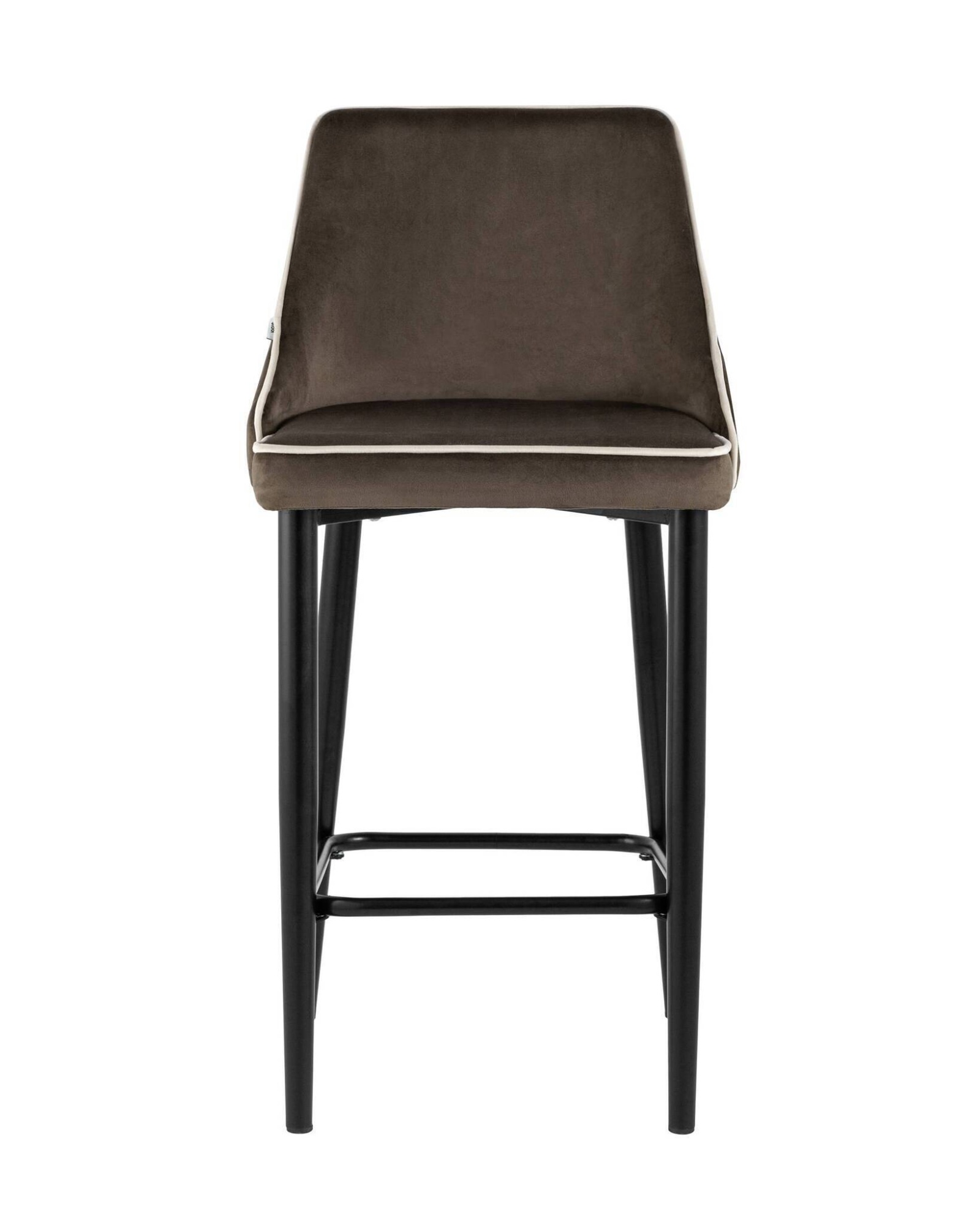 Стул полубарный Коби велюр коричневый Stool Group