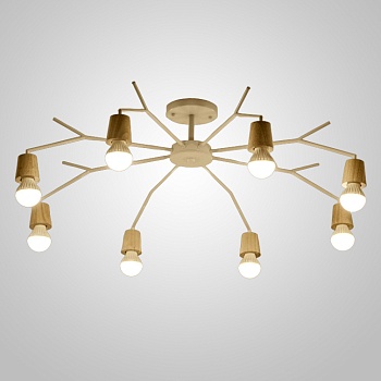 Люстра на штанге LES L8 White by ImperiumLoft