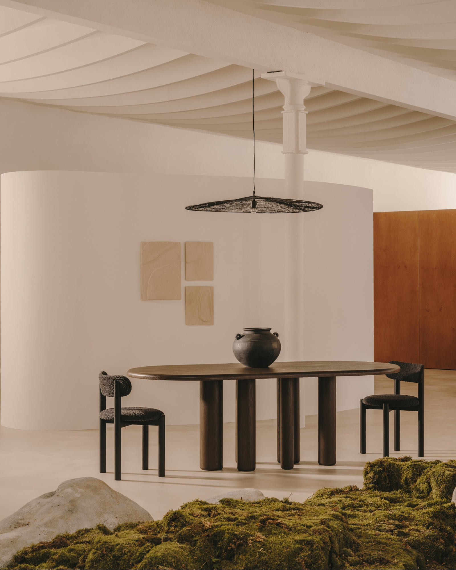 Makai Металлический подвесной светильник с черной отделкой Ø 100 см La Forma (ex Julia Grup)