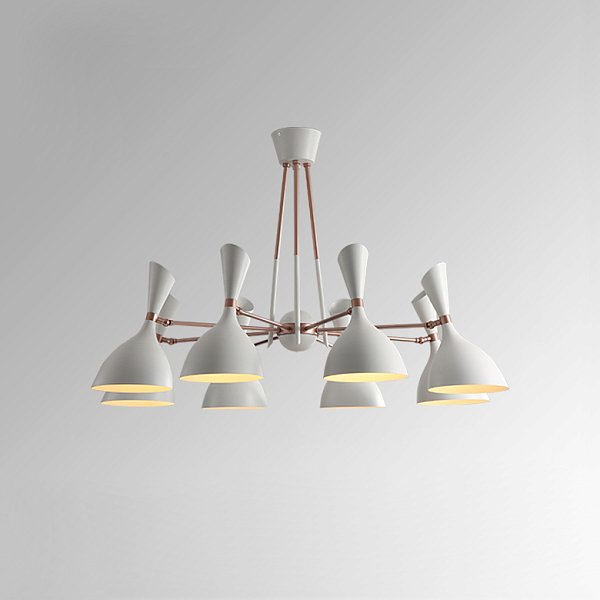 Подвесная люстра TRUMPET D96 White by ImperiumLoft