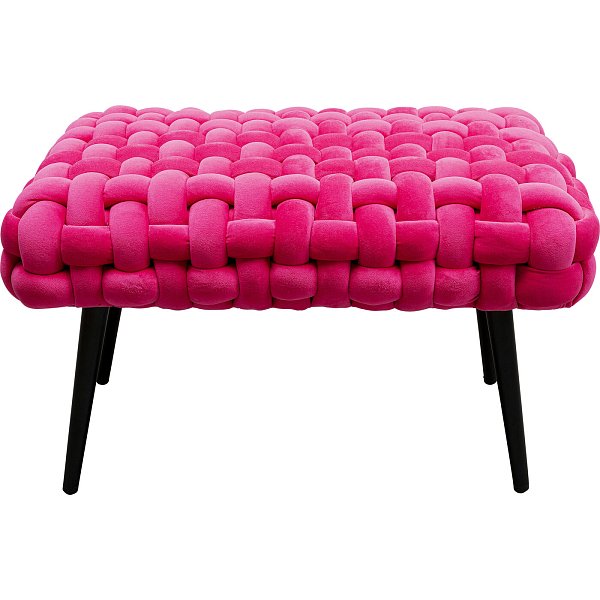 Скамья Weave Pink 66cm KARE 87996