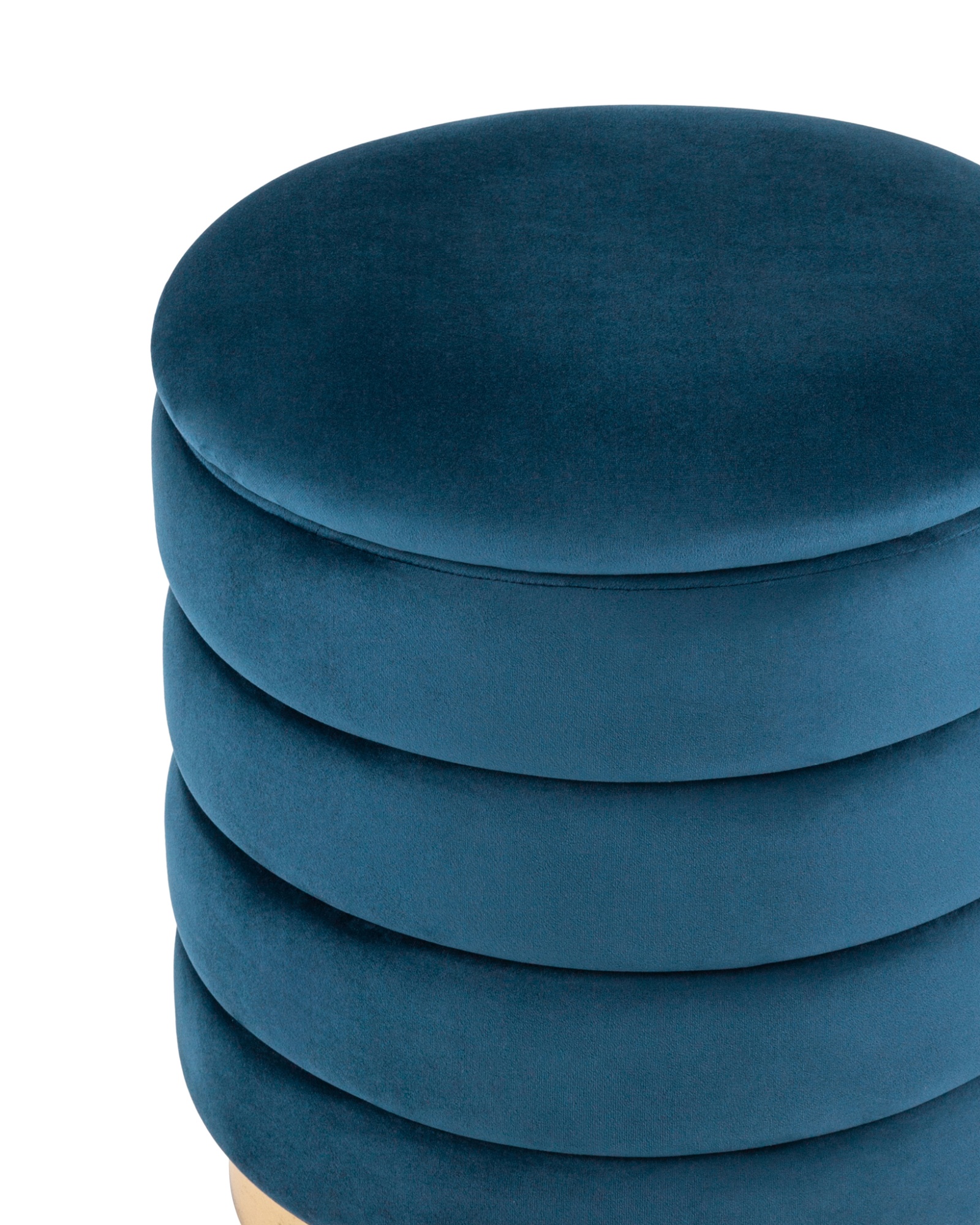 Пуф Франсис с ящиком велюр синий Stool Group