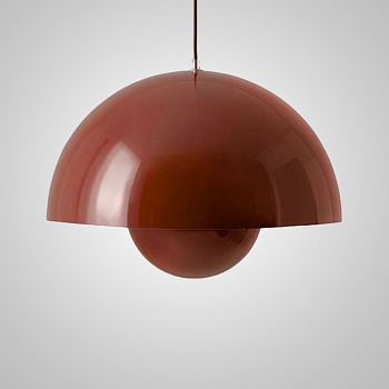 Подвесной светильник FLOWERPOT D23 Red by ImperiumLoft