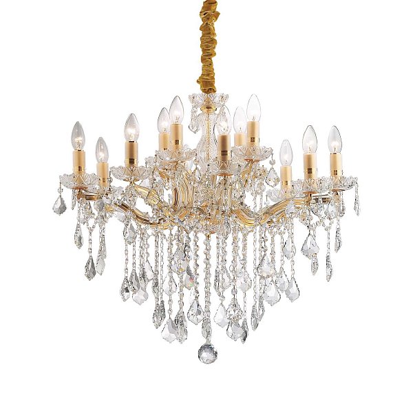 Потолочный светильник Ideal Lux FLORIAN SP12 ORO 035611