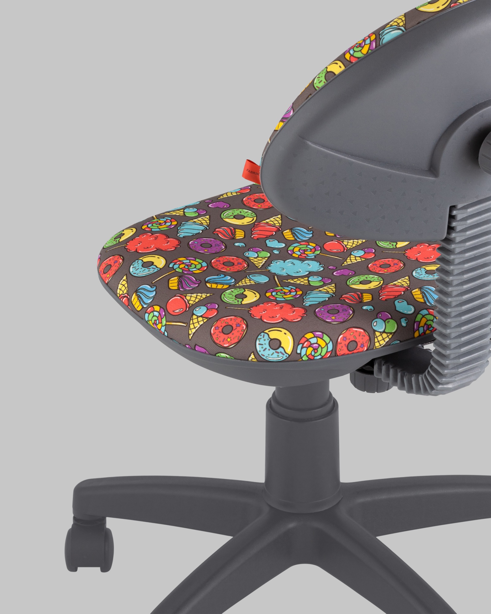 Кресло компьютерное детское УМКА sweets серый пластик Stool Group