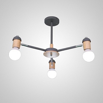 Люстра на штанге MERE D55 Grey by ImperiumLoft