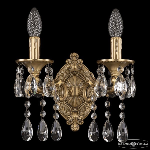Бра бронзовые 7302B11/2/125 A FP Bohemia Ivele Crystal