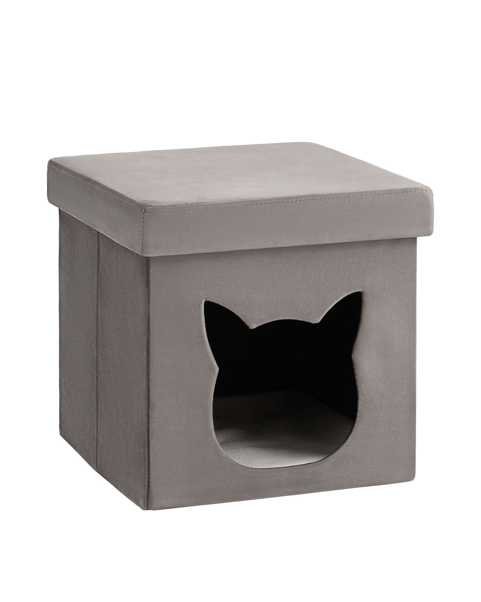 Пуф складной с ящиком Store Pet антрацитовый Stool Group