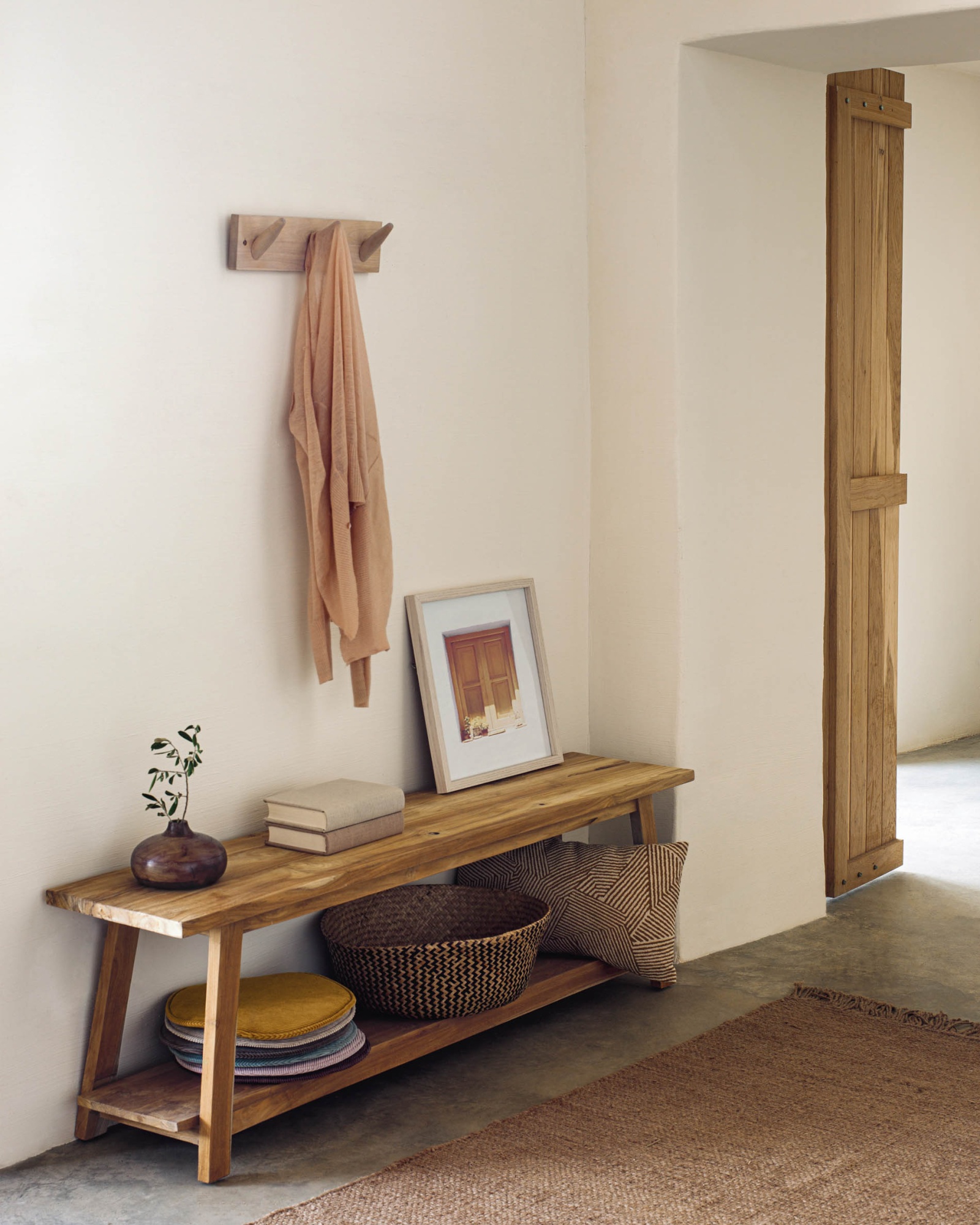 Скамья Safara из переработанного тика 150 см La Forma (ex Julia Grup)