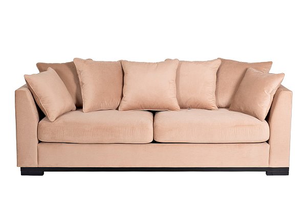 Диван Roberto трехместный раскладной бежевый Garda Decor GD-ROBERTO-3M-1
