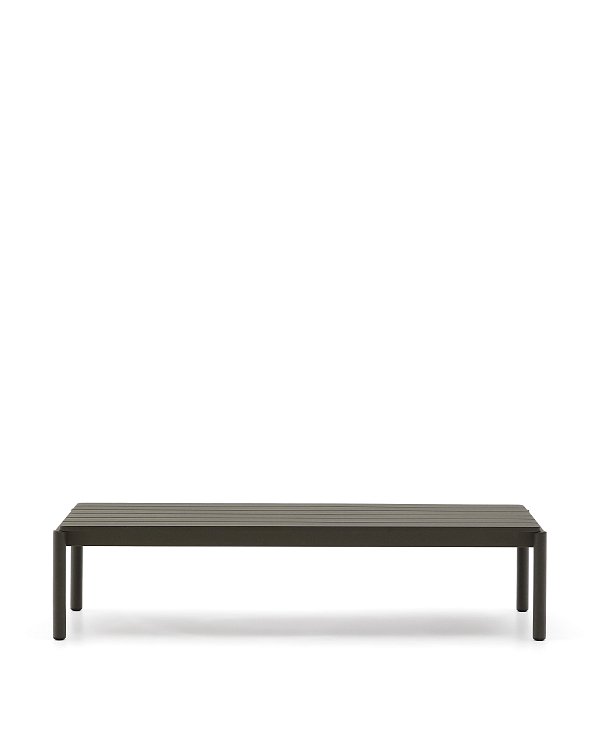 Журнальный столик Sorells из зеленого алюминия 63 x 149 см La Forma 251402