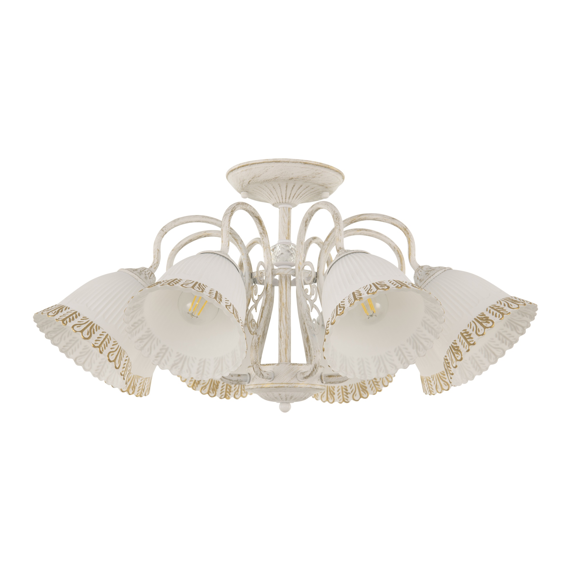 Люстра с плафонами 340800/8 WT+G Arte Milano