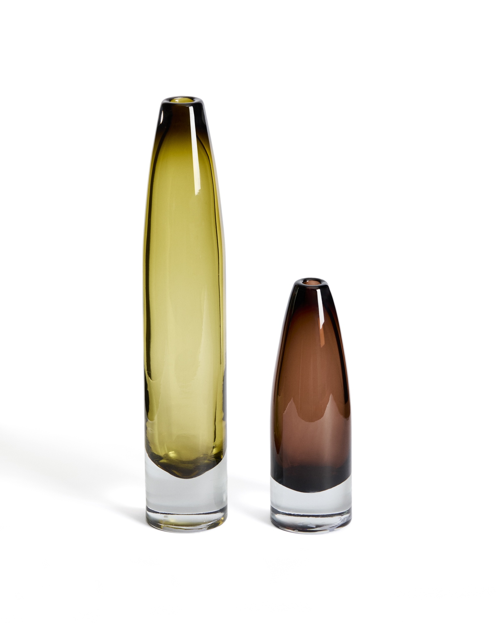 Ваза из коричневого стекла Toli 22,5 см La Forma (ex Julia Grup)