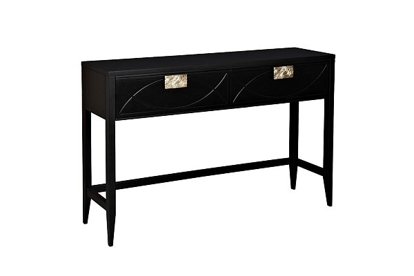 Консоль черная с ящиками Garda Decor 98BP-GD01KONS-CHERN
