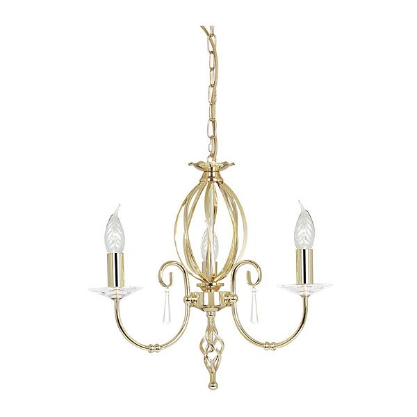 Люстра Elstead AG3 POL BRASS