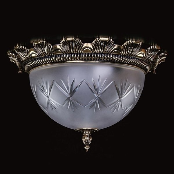 Потолочный светильник  Artglass LEA II. BRASS ANTIQUE