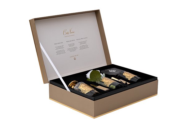 Набор подарочный Blonde vanilla - диффузор 90 мл, роза искусств., спрей 2*5мл, свеча 75гр Garda Decor 96CN-GP001