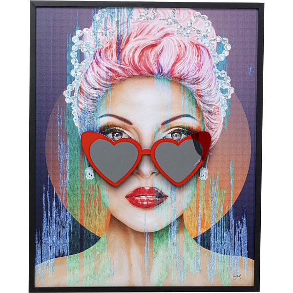 Картина в рамке Faces Glasses 52977 Kare