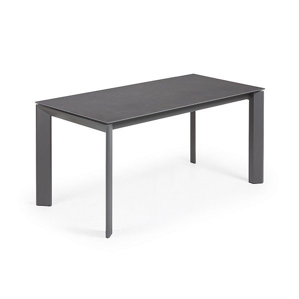 Стол Atta 160 (220) x90 графит керамический La Forma (ex Julia Grup)