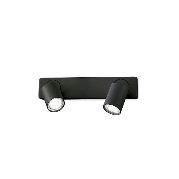 Настенный светильник Ideal Lux RUDY AP2 NERO 229034