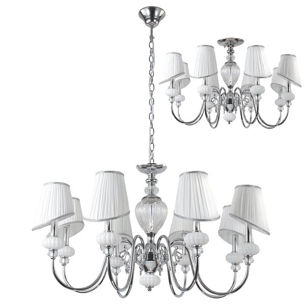 Люстра Crystal Lux ALMA WHITE SP-PL8