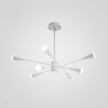 Подвесная люстра MILTON 8 Белый by ImperiumLoft