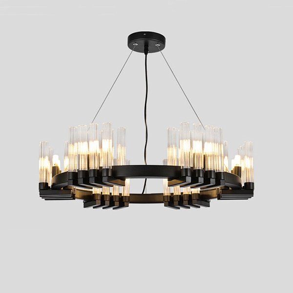 Подвесная люстра FOUNTAIN D60 Black by ImperiumLoft