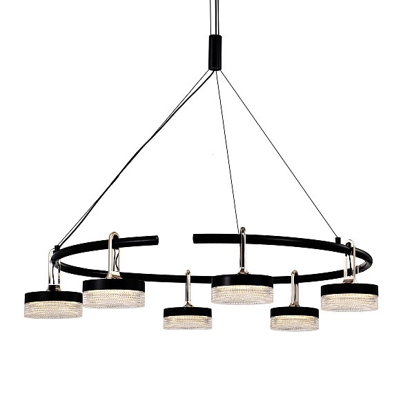 Люстра Delight Collection P0855-6C black
