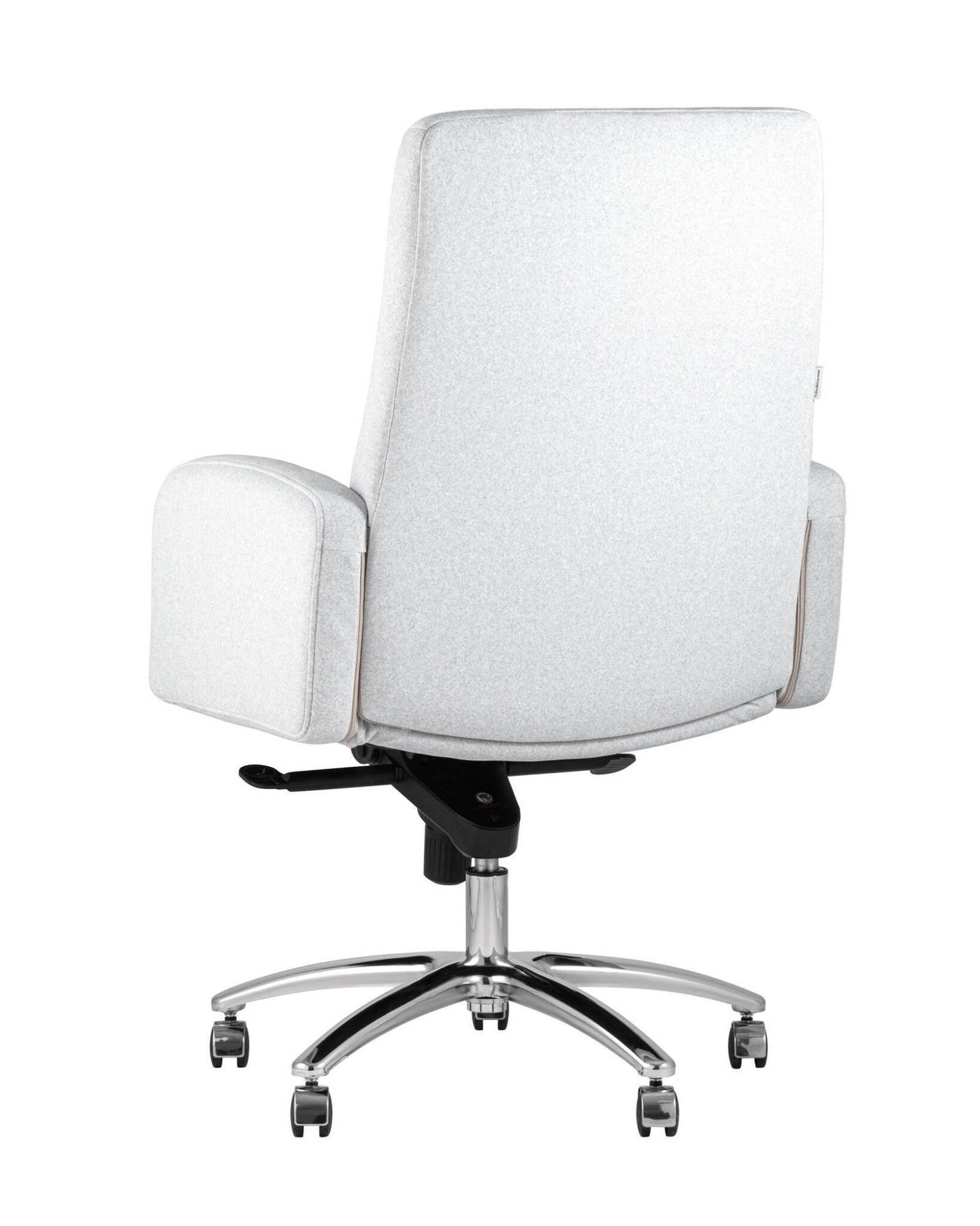 Кресло руководителя Лансет микровелюр светло-серый Stool Group