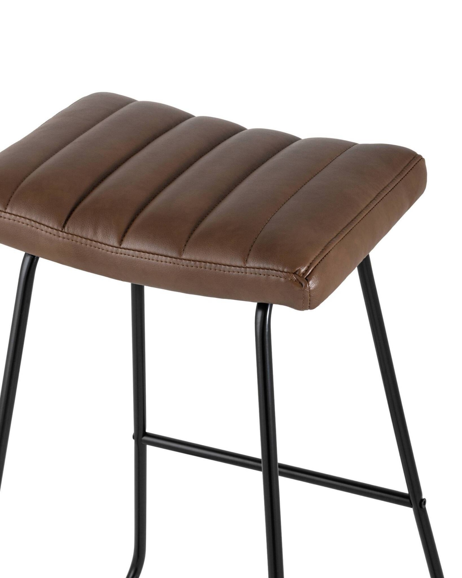 Стул барный Ковбой экокожа коричневый Stool Group