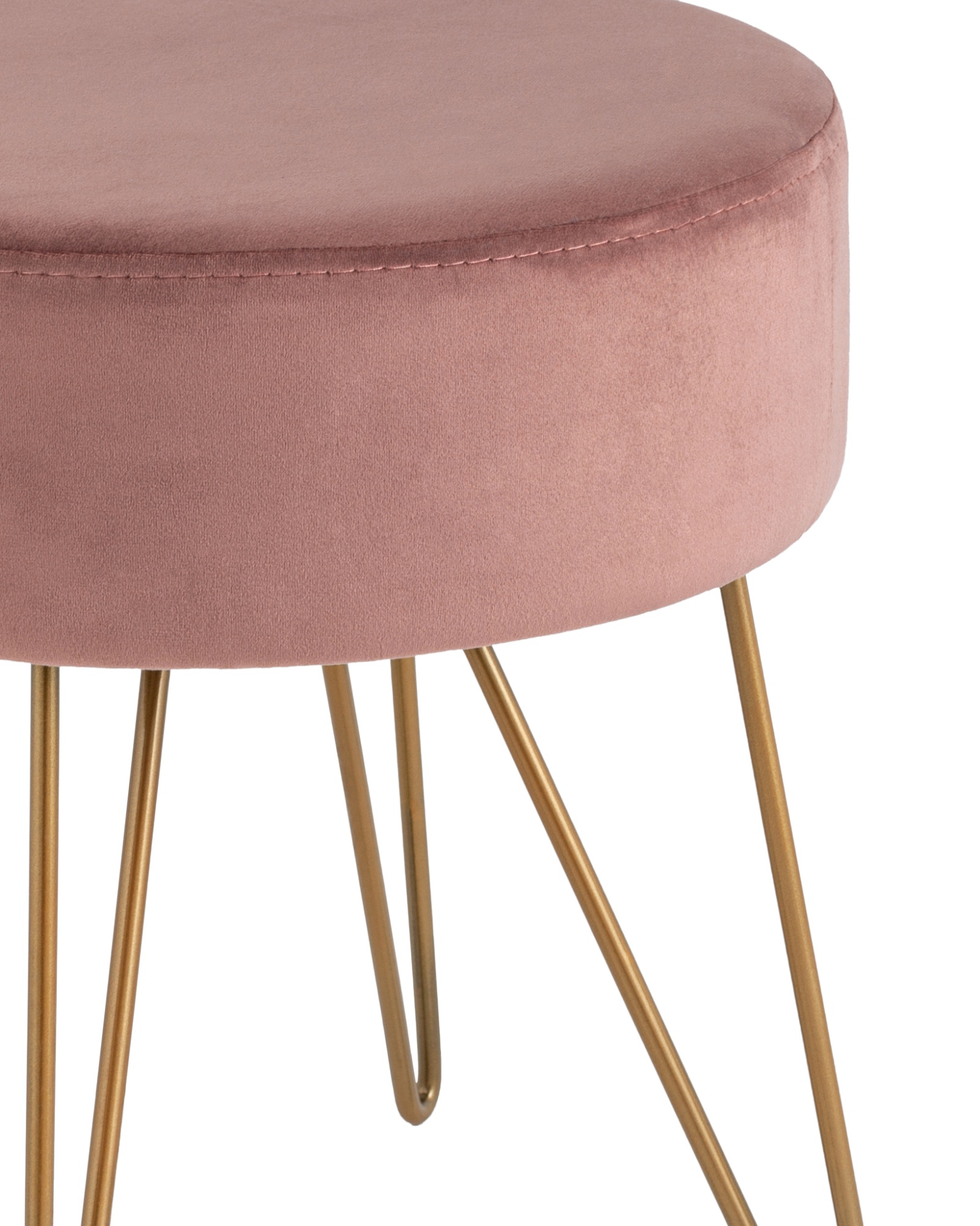 Пуф Спейси велюр пыльно-розовый Stool Group