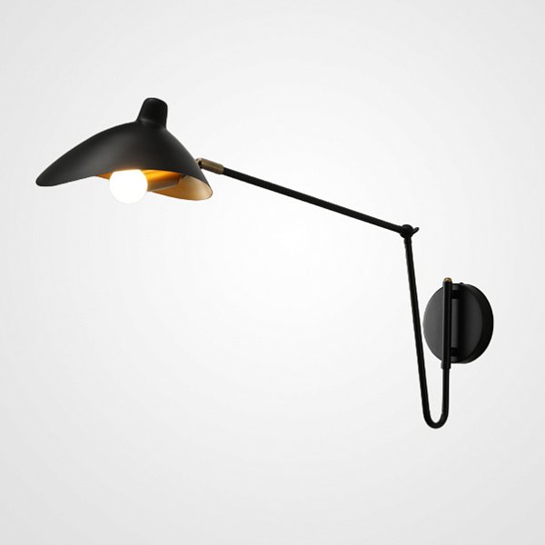 Настенный светильник HILDBORG L83 Black Matt by ImperiumLoft