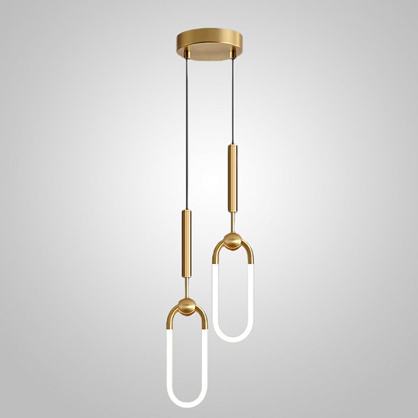 Подвесной светильник FINNUR DUO A H30 Brass by ImperiumLoft