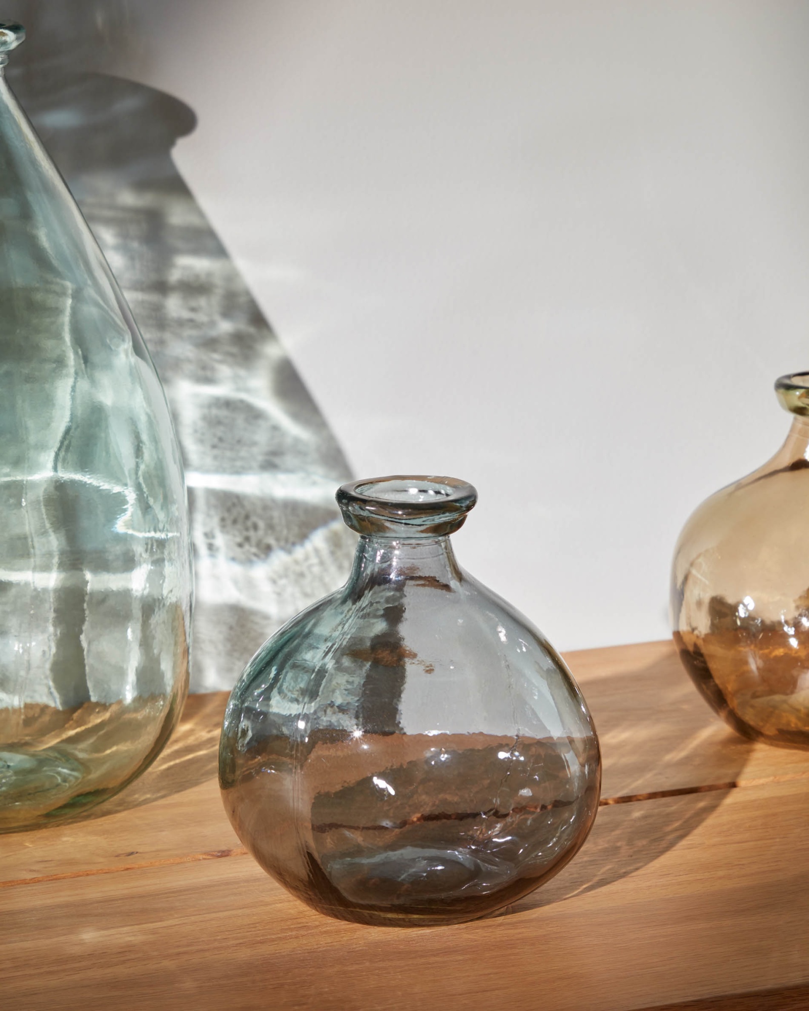 Ваза Anner синее стекло La Forma (ex Julia Grup)